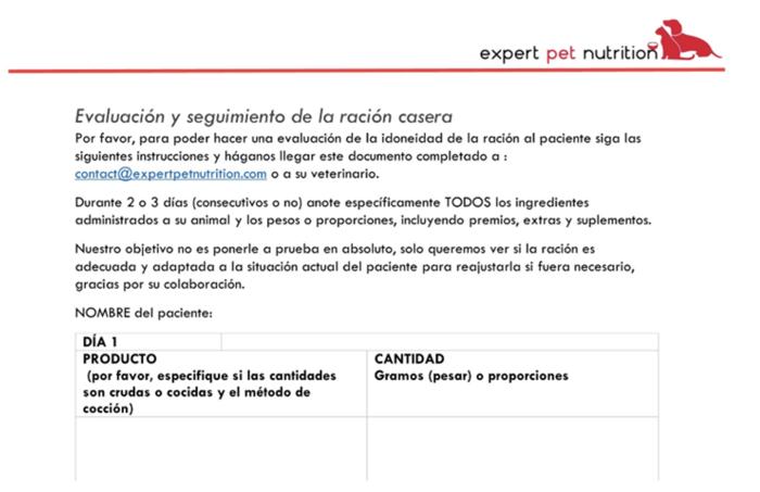 Figura 4A-B. Ejemplo de formulario de control de la deriva.